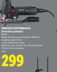 Parkside Performance Fierăstrău pendular 550 W