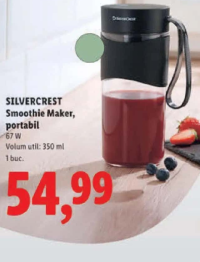 Silvercrest Smoothie Maker, portabil, 67 W, 350 ml