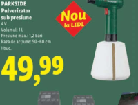 PARKSIDE Pulverizator sub presiune 4 V 1 L