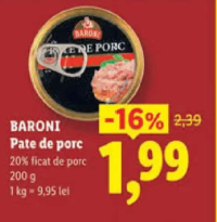 Baroni Pate de porc 200 g