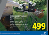 Parkside Performance Fierăstrău cu lanț 40 V