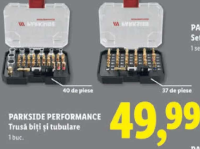 Parkside Performance Trusă biți și tubulare 37 / 40 de piese