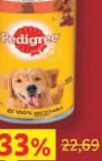 Pedigree Hrană umedă pentru câini cu vită 1,2 kg