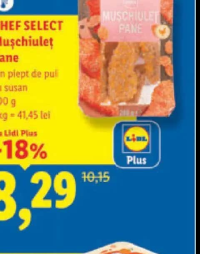 CHEF SELECT Mușchiuleț pane din piept de pui cu susan 200 g