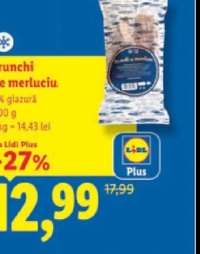 Trunchi de merluciu 900 g