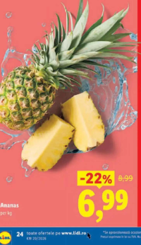 Ananas per kg