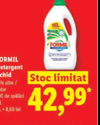 FORMIL Detergent lichid rufe albe / color 5 L