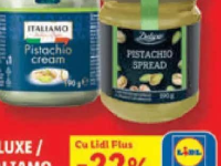 DELUXE / ITALIAMO Cremă de fistic 190 g