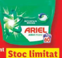 Ariel Detergent capsule Mountain Spring 60 buc.