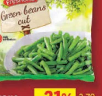 FRESHONA Fasole verde tăiată 450 g