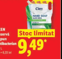 CIEN Rezervă săpun antibacterian 1,5 L