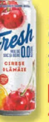 Fresh Mix de bere fără alcool cireșe și lămâie 0,5 L