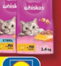 Whiskas Hrană uscată pentru pisici diverse sortimente 1,4 kg