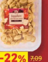 CHEF SELECT Paste proaspete Cappelletti cu șuncă 250 g
