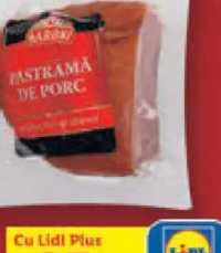 Baroni Pastramă de porc fiartă și afumată 100g