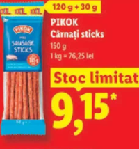 PIKOK Cârnați sticks 150 g