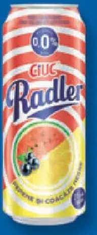 Ciuc Radler Mix de bere fără alcool pepene și coacăze negre 0,5 L