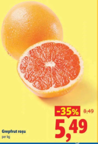 Grepfrut roșu per kg