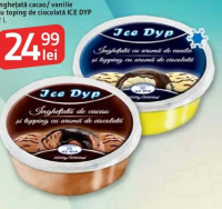 ICE DYP Înghețată cacao/ vanilie cu toping de ciocolată 2 L