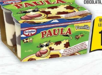 Paula Budincă cu gust de vanilie și ciocolată 4x125g