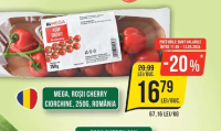 Mega Roșii Cherry Ciorchine, 250g, România