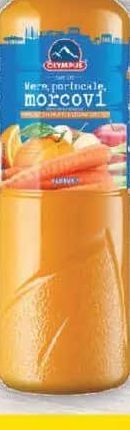 Olympus Suc de portocale, mere, morcovi, 1l
