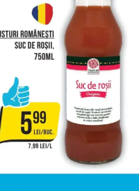 Gusturi Românești Suc de roșii, 750ml