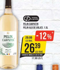 Pelin Carpatin Pelin Alb de Urlați, 1.5L