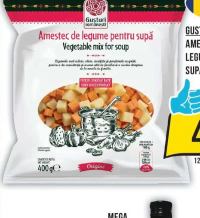 Gusturi Românești Amestec de legume pentru supă, 400g