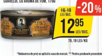 KAISER FRANZ JOSEF TON BUCĂȚI ÎN ULEI DE FLOAREA-SOARELUI, CU AROMĂ DE FUM, 170G