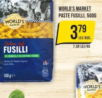 World's Market Paste Fusilli, 500g