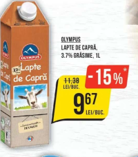 Olympus Lapte de capră, 3.7% grăsime, 1L