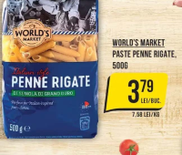 World's Market Paste Penne Rigate, 500g
