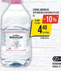 Izvorul Minunilor Apă Minerală Naturală Plată 5L