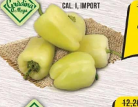 Grădina Mega Ardei Bianca cal. I, import