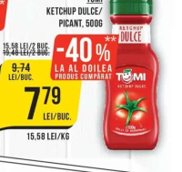 TOMI KETCHUP DULCE/ PICANT, 500G