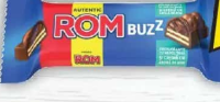 Rom Ciocolată cu lapte / Napolitană și cremă cu aromă rom / alune și cremă cu aromă de rom 50g