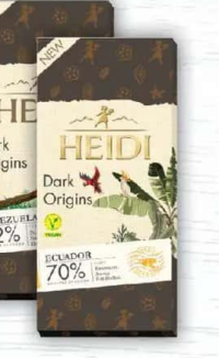 Heidi Ciocolată Amăruie 70% / 72% / 65% Cacao 50g