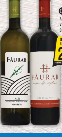 Făurar Vin Alb, Sec/Roșu, Sec, 0.75L