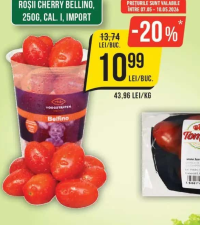 Bellino Roșii Cherry Bellino, 250g, Cal. I, Import