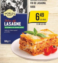 World's Market Foi de Lasagna, 500g