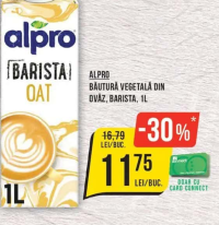 Alpro Băutură vegetală din ovăz, Barista, 1L