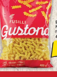 Gustona PASTE FĂINOASE FĂRĂ OU, SPIRALE, 400G