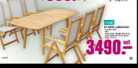 GARDEN PLACE Set mobilier grădină/terasă 6 scaune masă