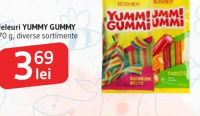 ROSHEN YUMMY GUMMY Jeleuri 70 g, diverse sortimente