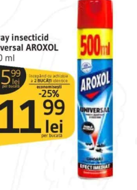 Aroxol Spray insecticid universal 500 ml