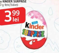 KINDER SURPRISE Ou 20 g fete/băieți