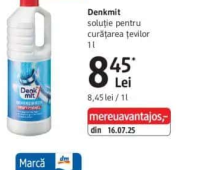 Denkmit soluție pentru curățarea țevilor 1 l