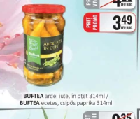 BUFTEA ardei iuți, în oțet 314ml / BUFTEA ecetes, csípős paprika 314ml