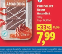 CHEF SELECT Desert Amandină 320 g
